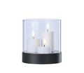 Lysestake med 3 LED-blokklys 15,5 cm